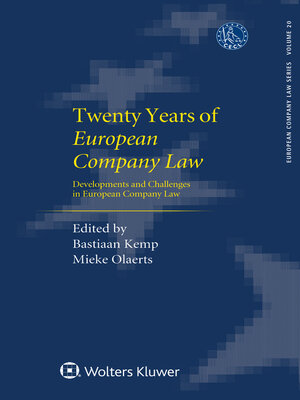 cover image of Twenty Years European Company Law